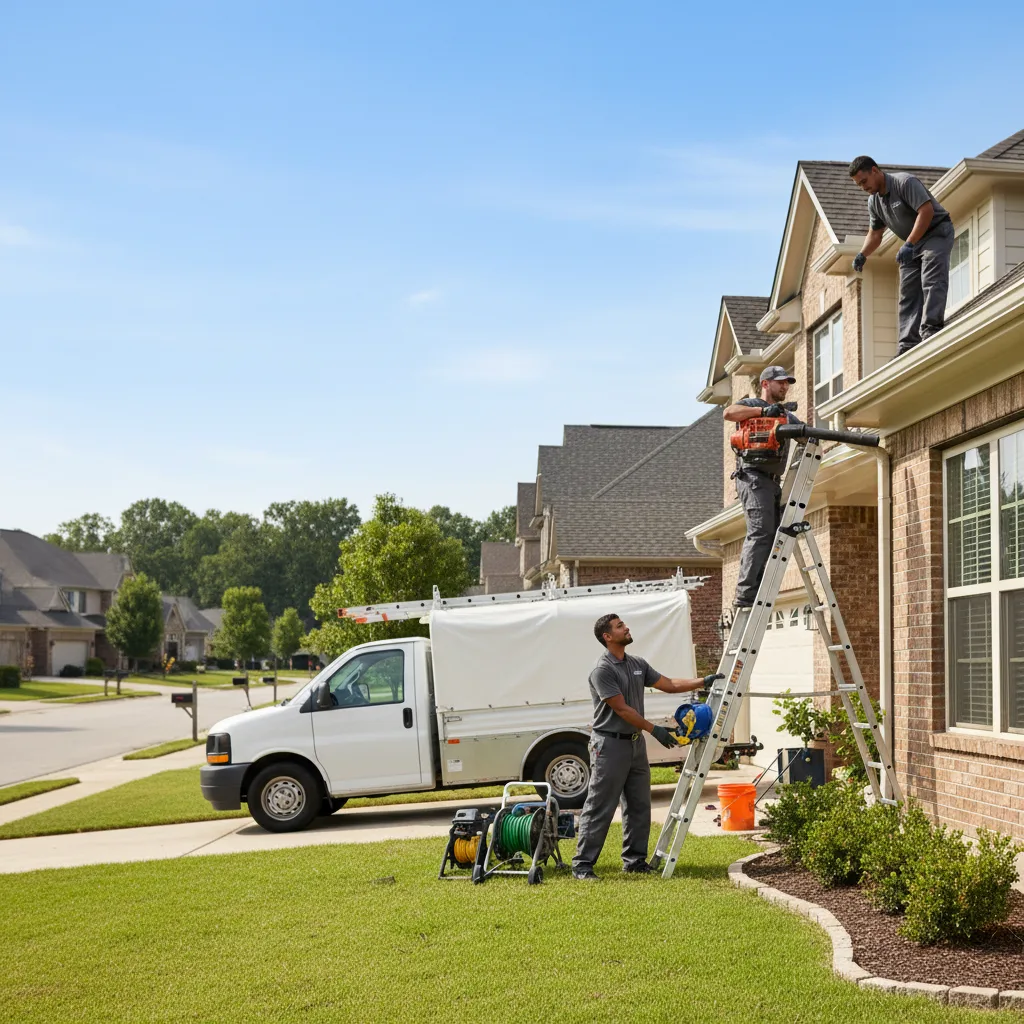 Home Gutter Service in Hallettsville, TX near me